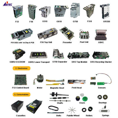 Fujitsu F53 F56 F510 GRS50 G510 G610 G750 डिस्पेंसर मॉड्यूल एटीएम स्पेयर पार्ट्स