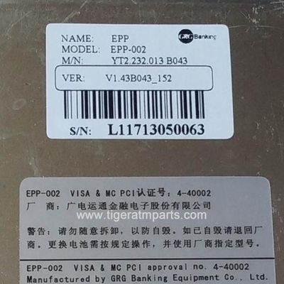 YT2.232.013 GRG बैंकिंग EPP-002 कीबोर्ड एटीएम प्रतिस्थापन भाग