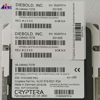 एटीएम मशीन पार्ट्स Diebold Nixdorf EPP7 कीबोर्ड 49249442707B