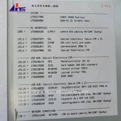 एटीएम मशीन पार्ट्स Wincor Nixdorf Cineo C4060 पीसी कोर SWAP-पीसी 5G I5-4570 TPMen 1750262090 1750262084