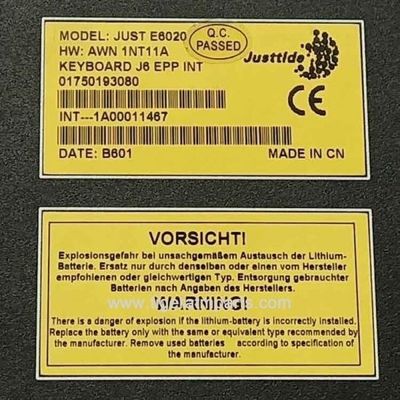 1750193080 Wincor Nixdorf कीबोर्ड J6 EPP INT एटीएम मशीन पार्ट्स