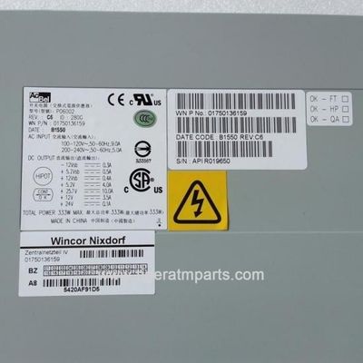 1750136159 Wincor Nixdorf 2050XE PC280 24V पावर सप्लाई एटीएम मशीन पार्ट्स