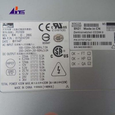 एटीएम मशीन पार्ट्स Wincor Nixdorf केंद्रीय बिजली आपूर्ति CCDM II 1750147241