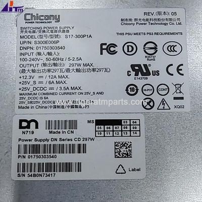 एटीएम मशीन पार्ट्स Wincor Nixdorf DN100/150 पावर सप्लाई 297W 1750303540