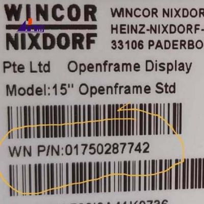 एटीएम मशीन पार्ट्स Wincor Nixdorf 15 इंच ओपनफ्रेम एसटीडी डिस्प्ले एलसीडी 1750287742