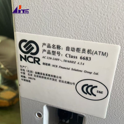 मूल एनसीआर 6683 स्व-सेवा 83 बीआरएम रिसाइक्लर पूर्ण बैंक एटीएम मशीन