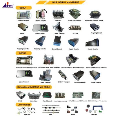 एनसीआर जीबीआरयू2 जीबीआरयू1 डिस्पेंसर मॉड्यूल जीबीआरयू जीबीएनए एटीएम रिप्लेसमेंट कंपोनेंट्स